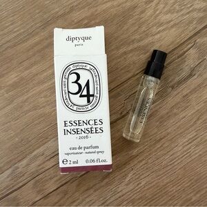 Diptyque Essences Insensées 2016 Perfume Spray Sample Size 2 ml / 0.06 oz NIB